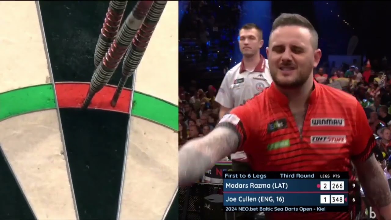 PDC Baltic Sea Darts Open 2024 Last 16 Madars Razma (Latvia) - Joe Cullen (England)