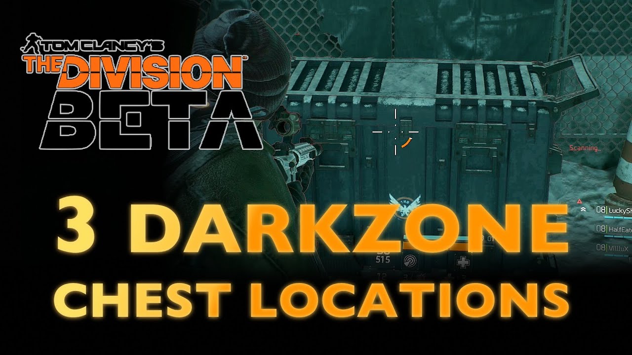 3 Darkzone Chest Locations (Requires Darkzone Keys) | The Division