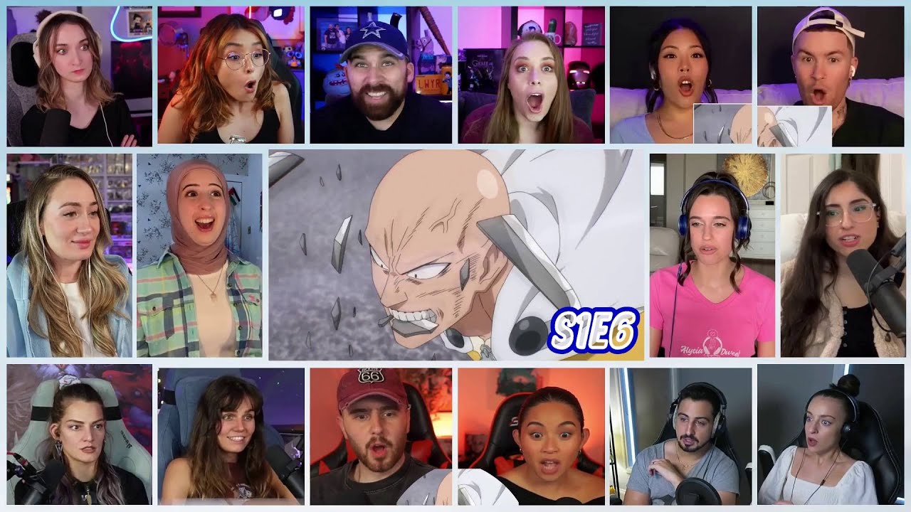 One Punch Man Season 1 Episode 6 Reaction Mashup