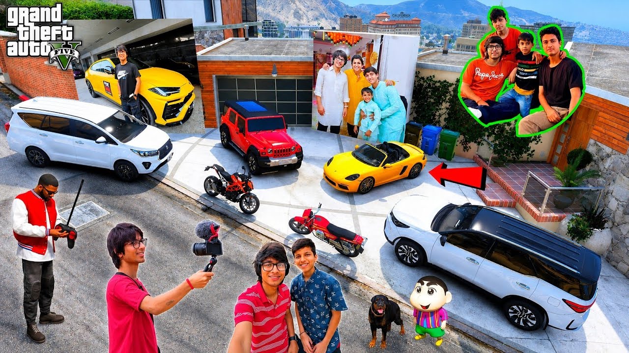 Franklin & Shinchan Stolen Sourav Joshi Vlogs Indian Cars in Gta 5 | Gta V Gameplay