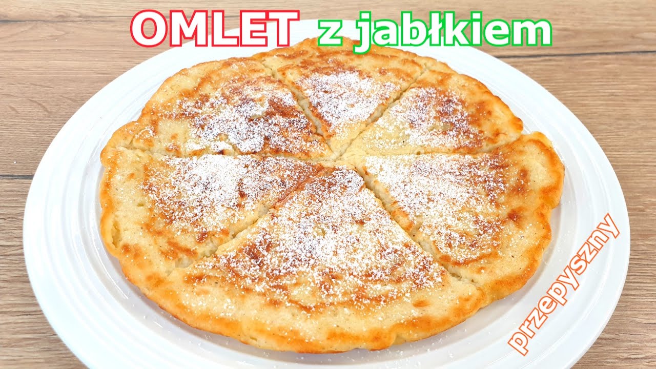 Вкусный яблочный омлет 🍏 быстрый, теплый завтрак или ужин за считанные минуты 👌 простая еда 👍
