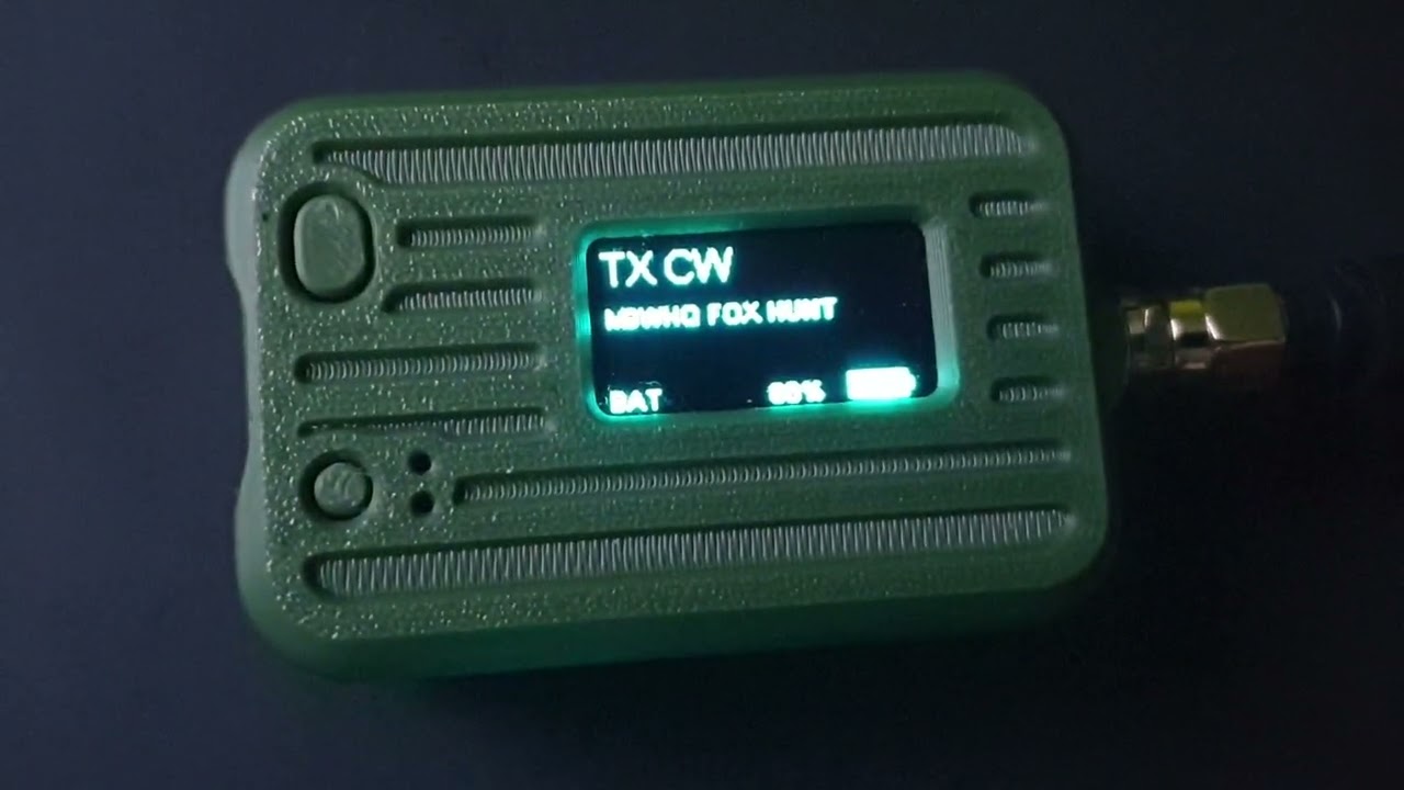 Amateur Radio 70cm Fox Hunt Beacon & Receiver - Built Using ESP32 LoRa Boards.