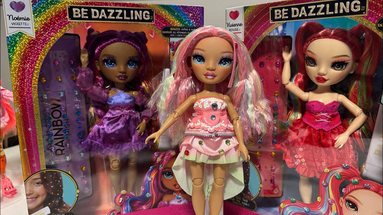 Rainbow High Be Dazzled Noemie & Vivienne unboxing and review ￼