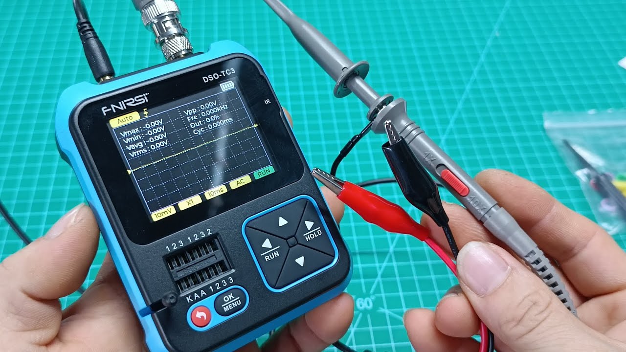mini oscilloscope - FNIRSI DSO-TC3 - review