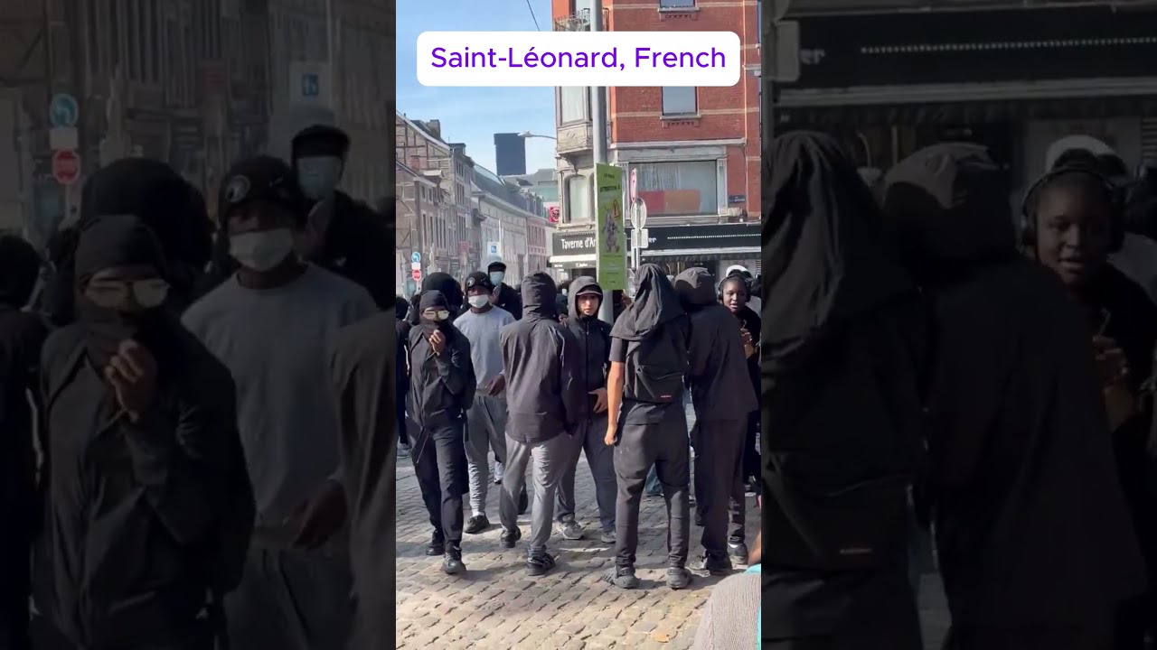 Students Protest Education Reform in Li&egrave;ge 🇧🇪📢 #shorts