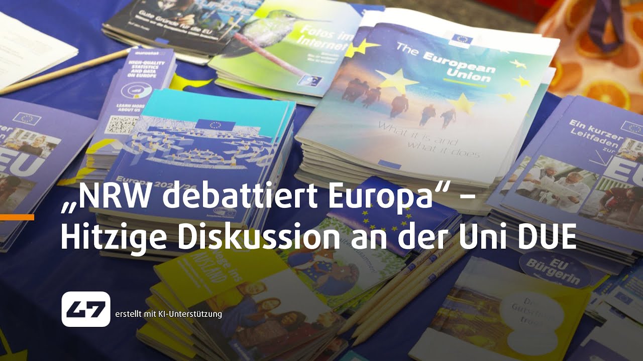 STUDIO 47 .live | &bdquo;NRW DEBATTIERT EUROPA&ldquo; &ndash; HITZIGE DISKUSSION AN DER UNI ESSEN-DUISBURG