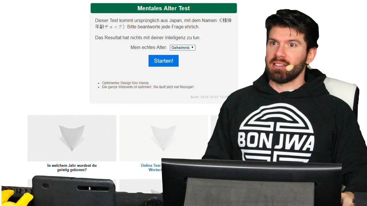 Mentales Alter und IQ Test mit Matteo