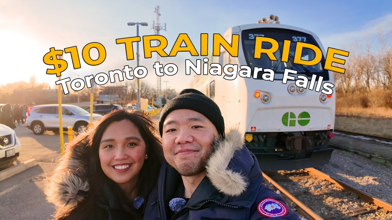 $10 Train Ride from Downtown Toronto to Niagara Falls | Toronto to Niagara Falls Day Trip