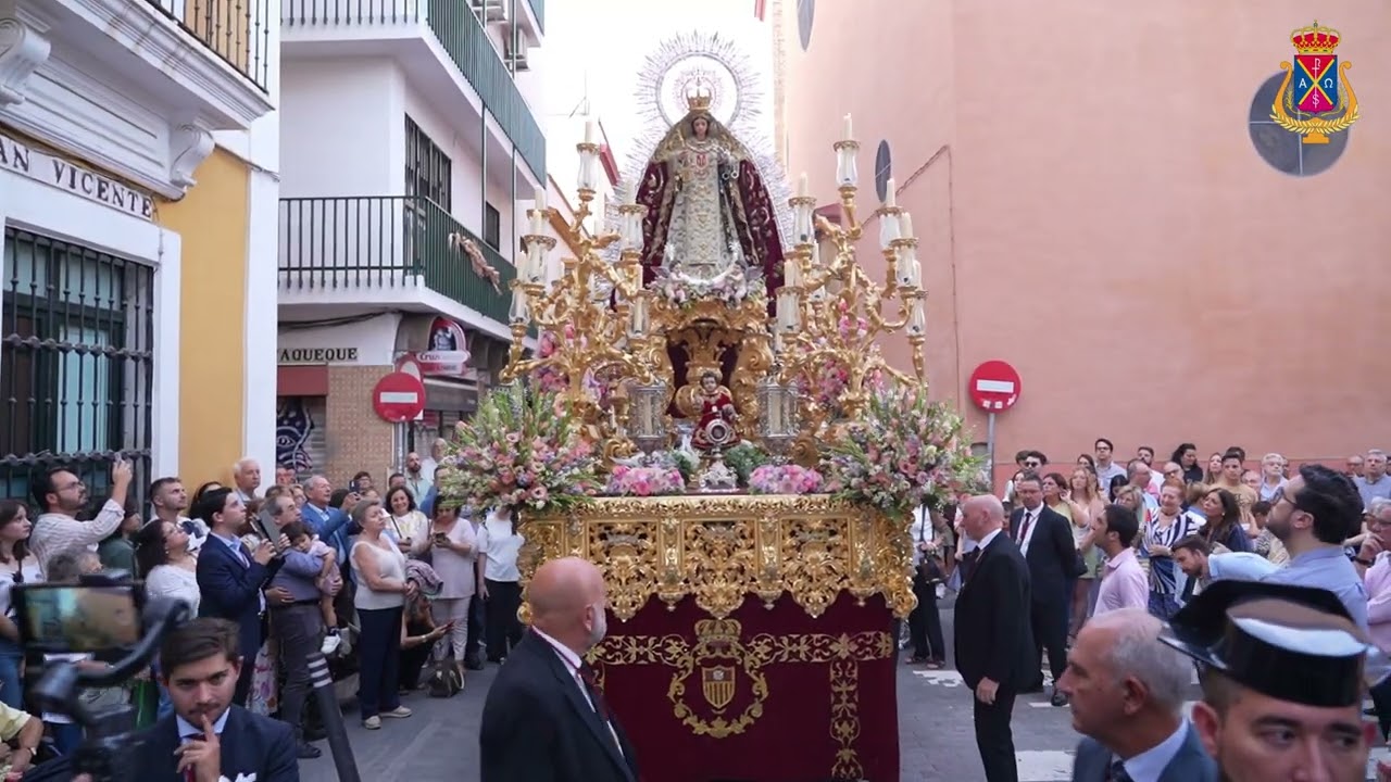 La Virgen de las Mercedes de la Puerta Real en la calle San Vicente | #GloriasSevilla24