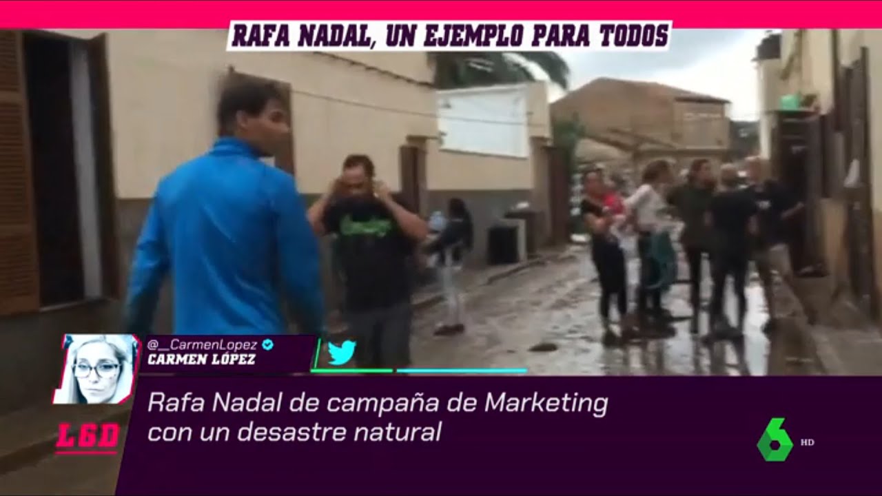 Rafa Nadal, el ejemplo de Meritocracia y ayuda al pr&oacute;jimo en las inundaciones en Baleares