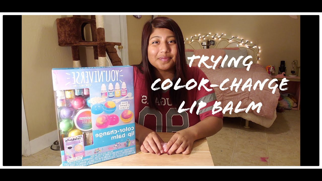 I Tried Color-Change Lip Balm!