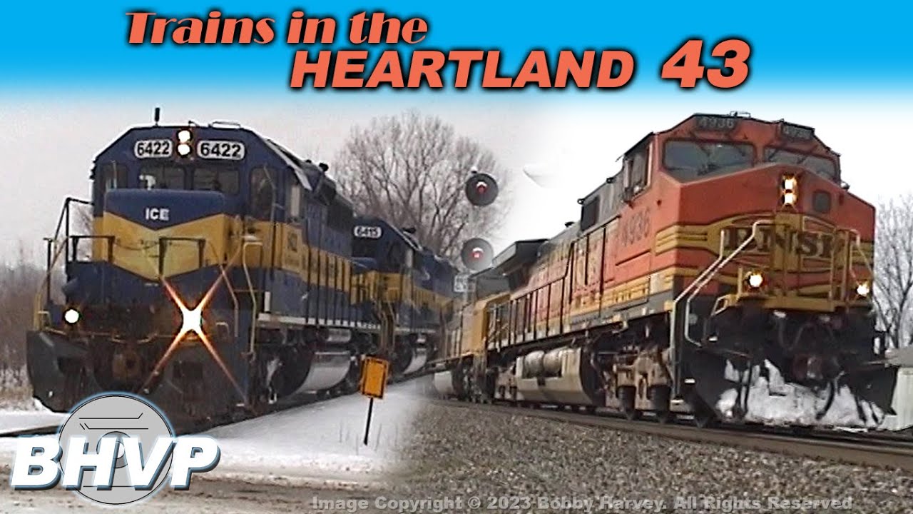 Trains in Winter 2011: BNSF, CP, Amtrak in Ottumwa and Batavia, IA | Trains in the Heartland Vol 43