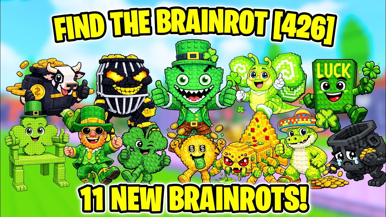 Как получить ВСЕ 11 НОВЫХ BRAINROTS в Find the Brainrot [426] (ROBLOX)