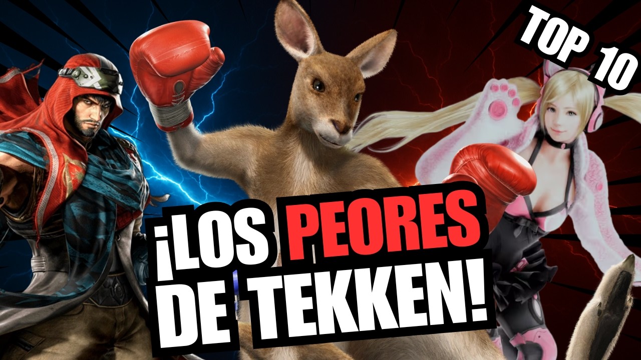 TOP 10 PEORES Personajes de Tekken (Diseños Ridículos y Malas Decisiones)