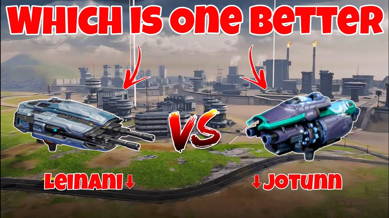 WR🔥 Leinani VS Jotunn Weapon Nerf Comparison ||WAR ROBOTS||