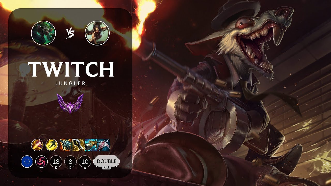 Twitch Jungle vs Nidalee - EUW Master Patch 13.13
