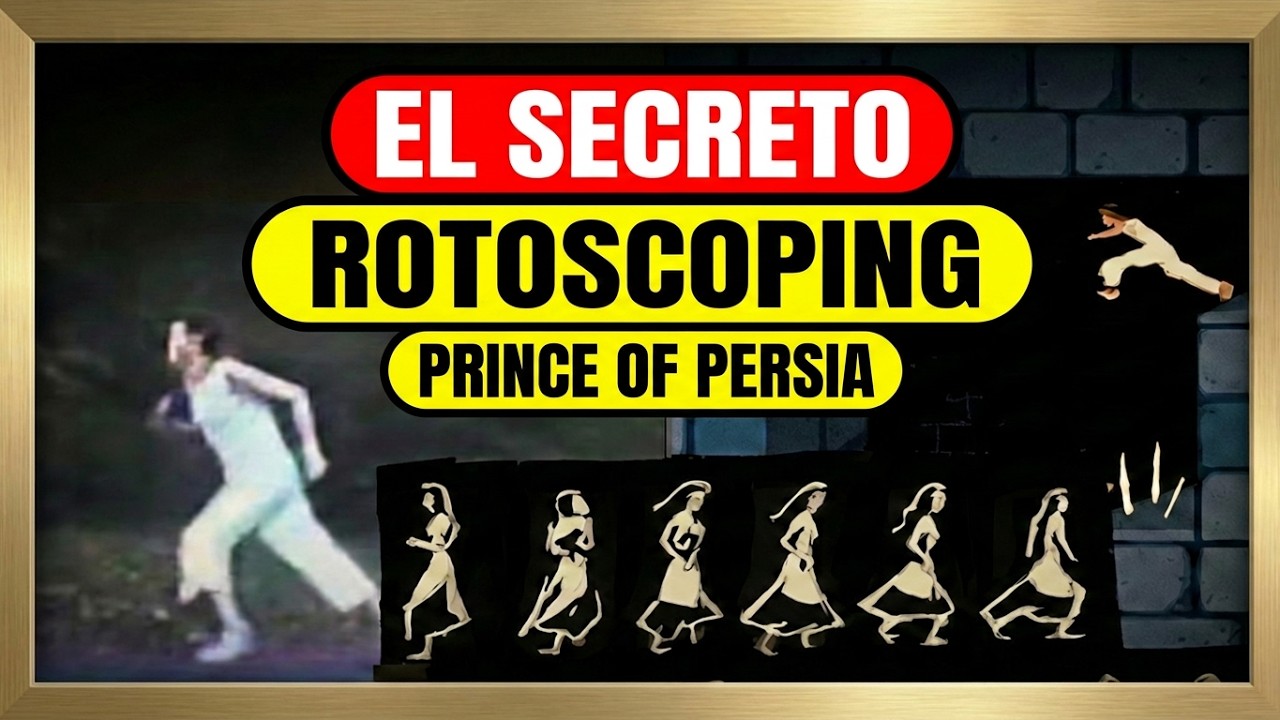 PRINCE OF PERSIA PC DOS 1989 COMO SE HIZO?  ROTOSCOPING !!!