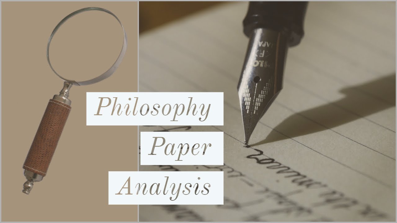 Analysis of a Sample Philosophy Paper