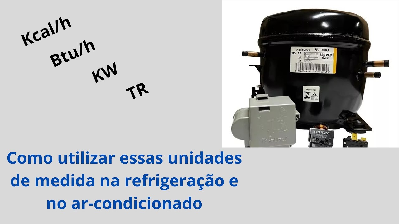 Kcal/h ou Btu/h O Que São Medidas de Energia Térmica na Refrigeração
