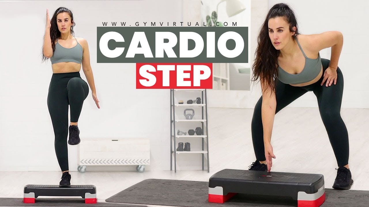CARDIO QUEMA GRASA CON STEP | Gym Virtual