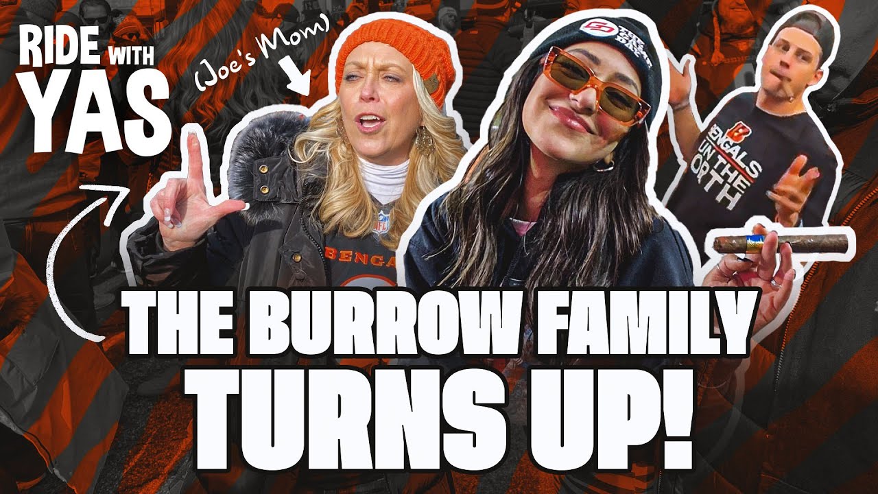 We Got LIT With Joe Burrow's Mom At The Craziest Tailgate EVER 🐅 | Ride With Yas