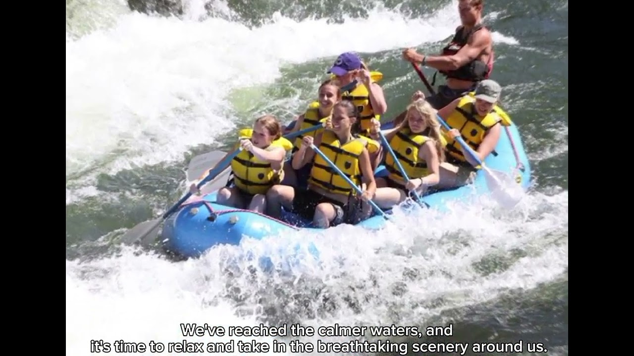 conquering the rapids A white water rafting adventure.
