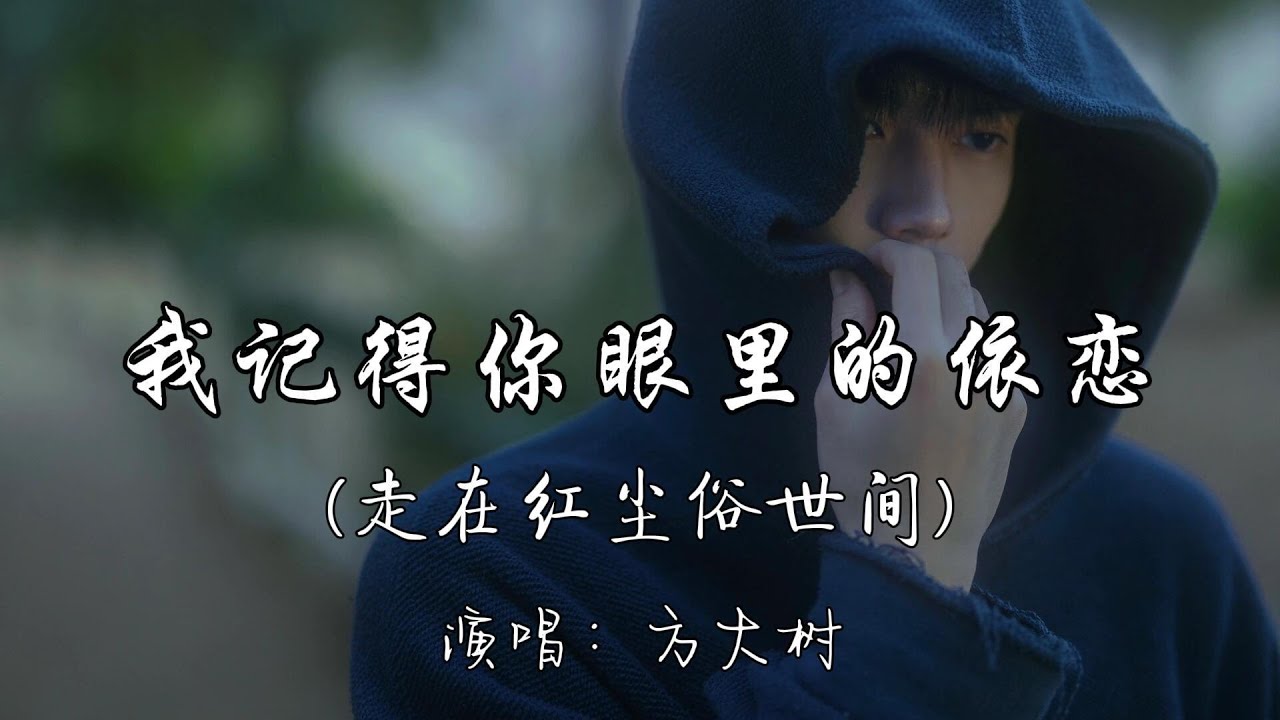 方大树 - 我记得你眼里的依恋（走在红尘俗世间）『就算换了时空 变了容颜，我依然记得 你眼里的依恋。』『动态歌词MV』