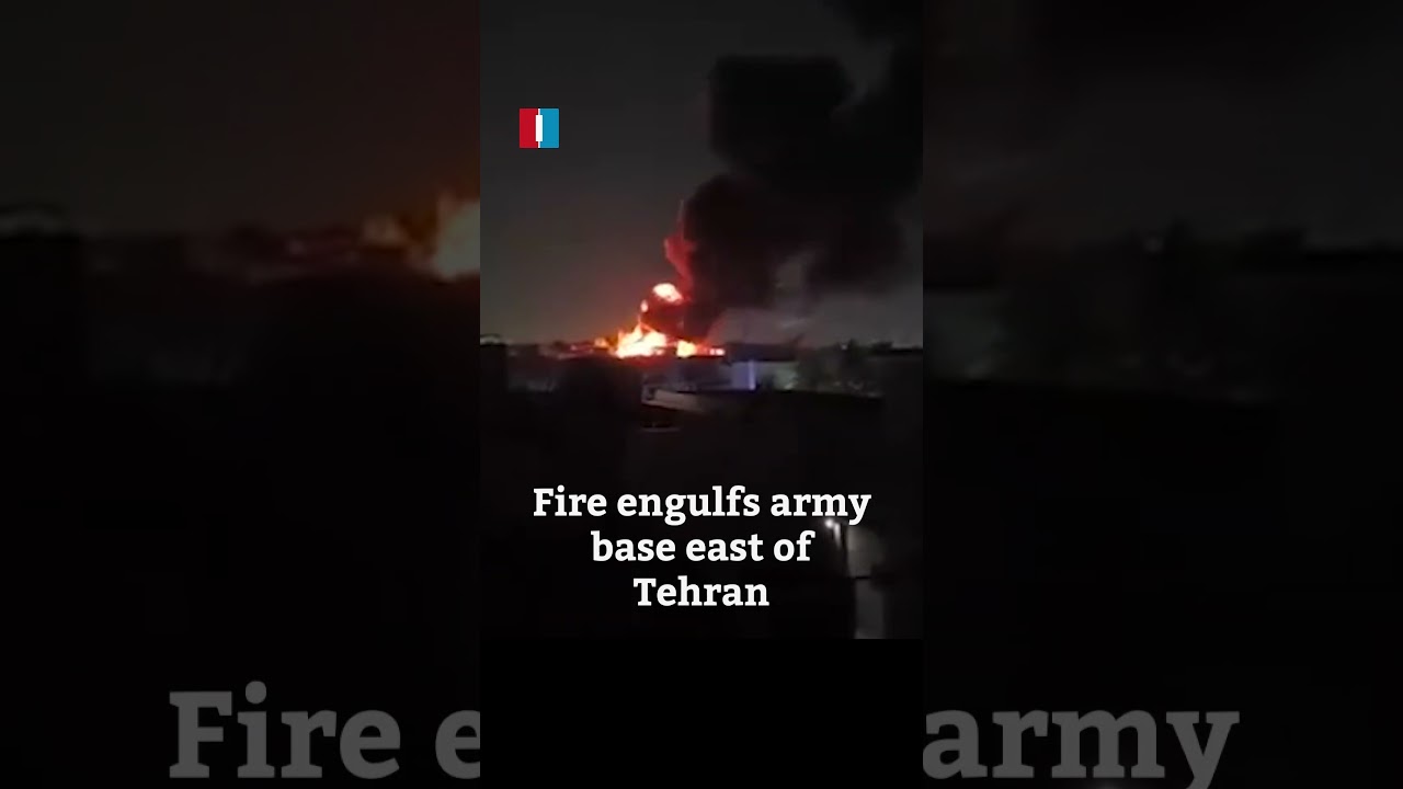 Fire engulfs army base east of Tehran
