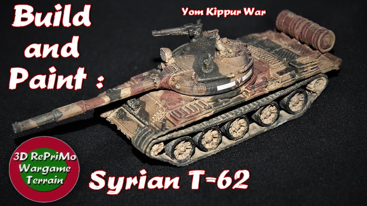 Tutorial: How to Paint 1/72 Syrian T-62/Painting Guide/ Bemalung syrischer T-62/Yom Kippur War