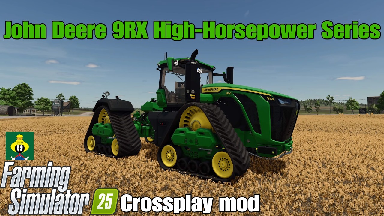 Модификация для кроссплатформенной игры John Deere 9RX High-Horsepower Series / FS25