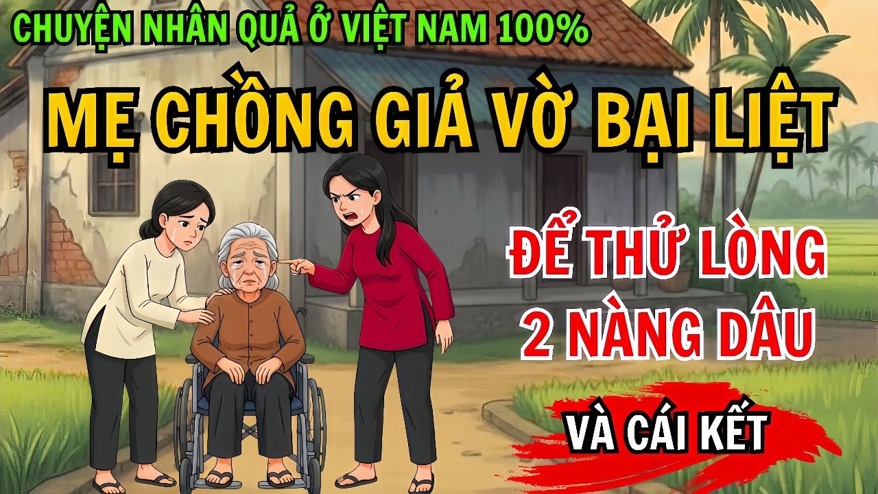 Chuyện Nhân Quả. Mẹ Chồng Giả Vờ Bại Liệt Để Thử Lòng Hai Nàng Dâu Trước Khi Chia Tài Sản Và Cái Kết