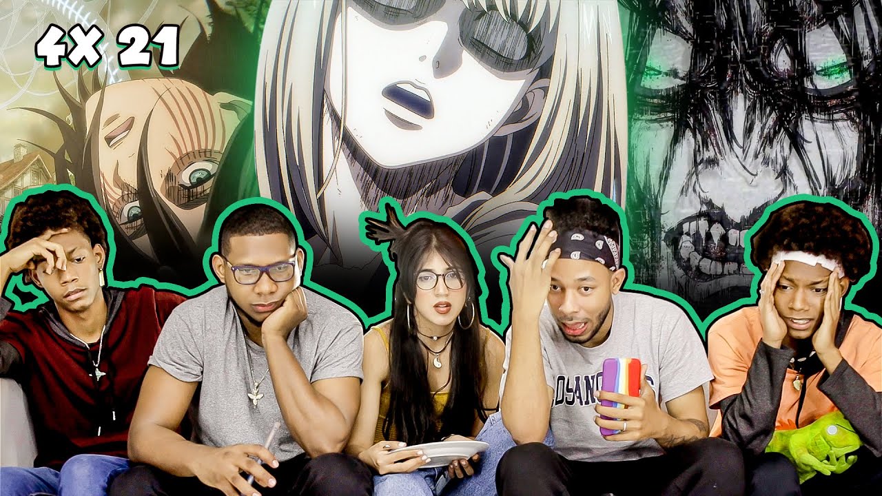 Attack on Titan 4X21 (Reacción) | El retumbar!... El origen de los titanes!
