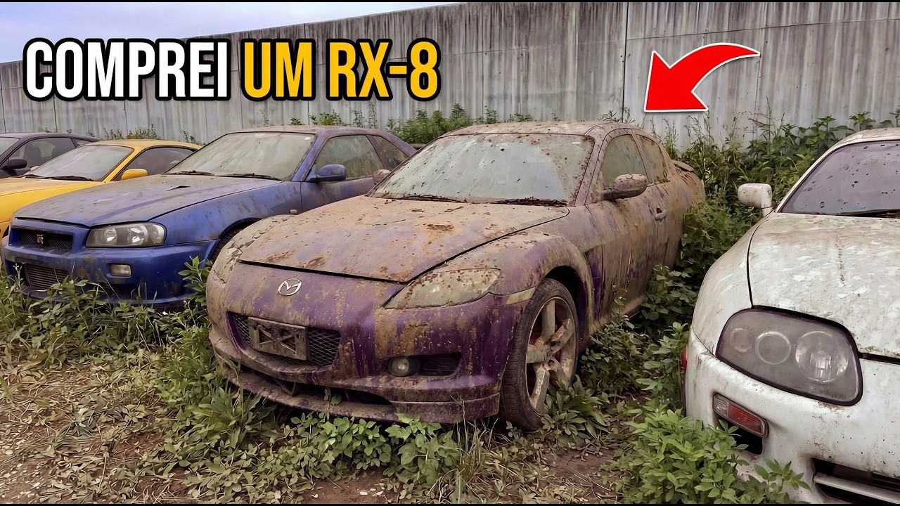 PAGUEI um PRE&Ccedil;O RID&Iacute;CULO nesse RX-8 ABANDONADO de LEIL&Atilde;O... JOGUEI DINHEIRO no LIXO?
