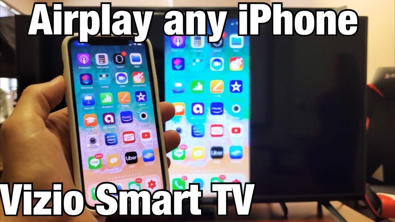 Vizio Smart TV: как использовать AirPlay 2 (Screen Mirror) на всех iPhone (iPhone 11/XS/XR/X/8/7/...