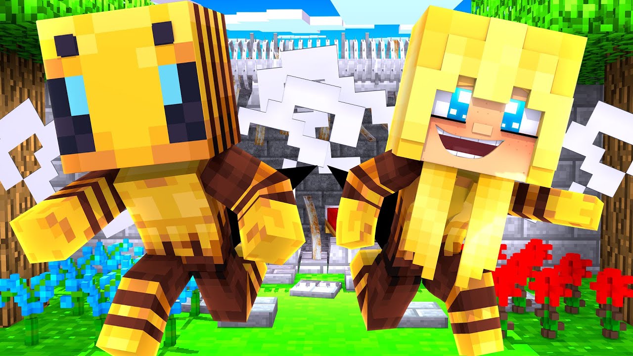 ISY & FLO als BABY BIENE im GEFÄNGNIS?! - Minecraft GEFÄNGNIS