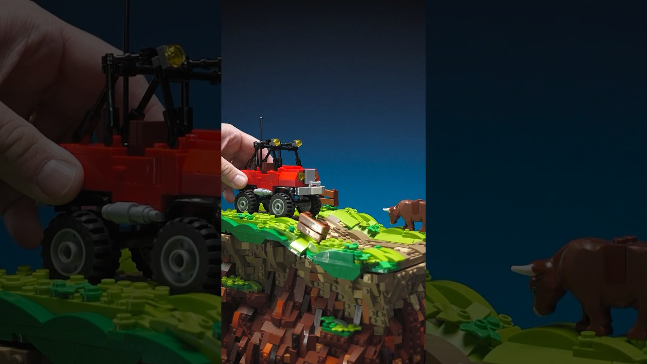 I built my ride and began my adventure in the LEGO&reg; Hill Climb Adventures! #lego #hillclimbracing