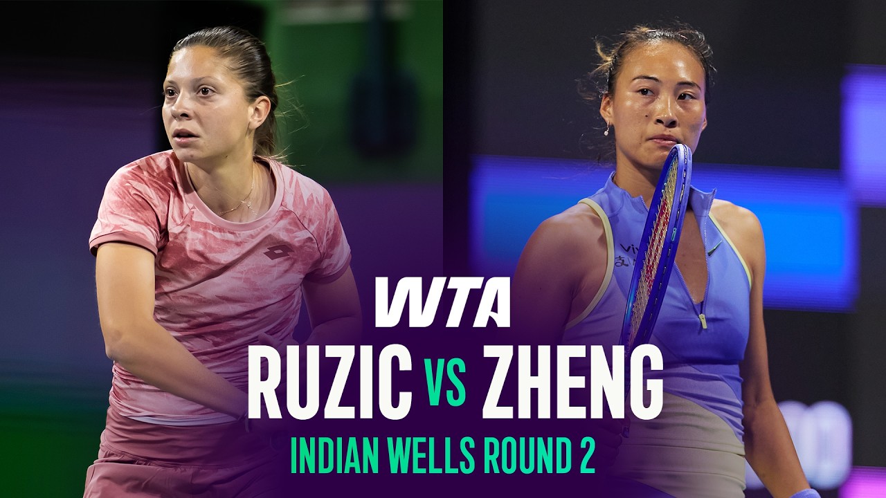 Antonia Ruzic vs. Qinwen Zheng | 2026 Indian Wells Round 2 | WTA Match Highlights