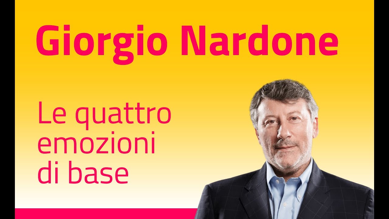Giorgio Nardone - Le quattro emozioni di base
