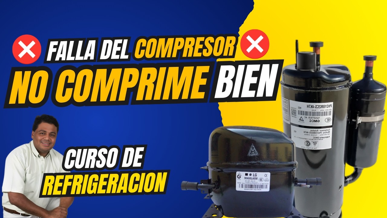 Compresor de Aire Acondicionado NO ARRANCA - Compresor NO COMPRIME Bien