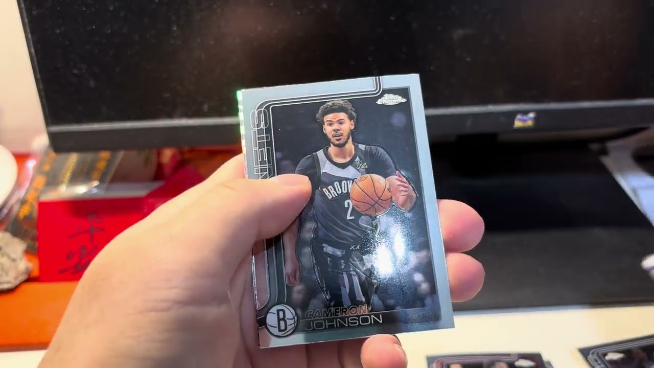 [Kyle’s Card EP 051］再來一盒～2025-26 Topps Chrome BK Mega~ 拼旗子格子亮，換成藍色！