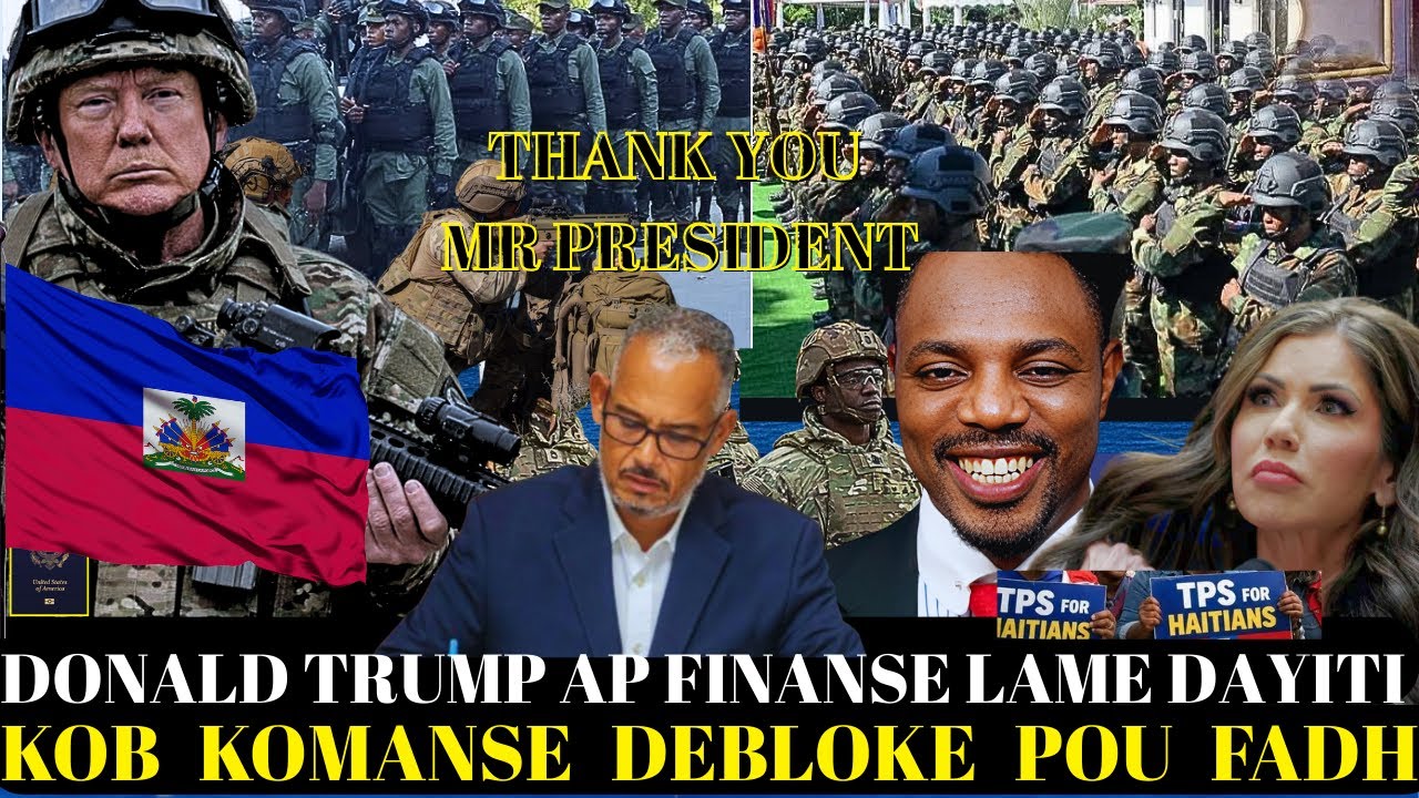 BONNE NOUVELLE TRUP RETIRE ANBAGO ZAM SOU HAITI E FINANSE LAME A ,YON LOT AISYEN ANBA KOD FLORIDA