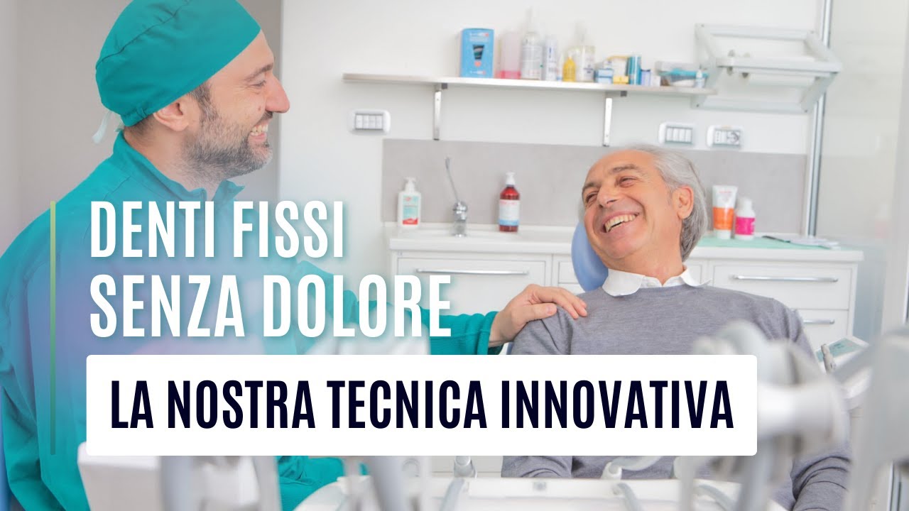 DENTI FISSI SENZA DOLORE grazie alla PIANIFICAZIONE 3D.