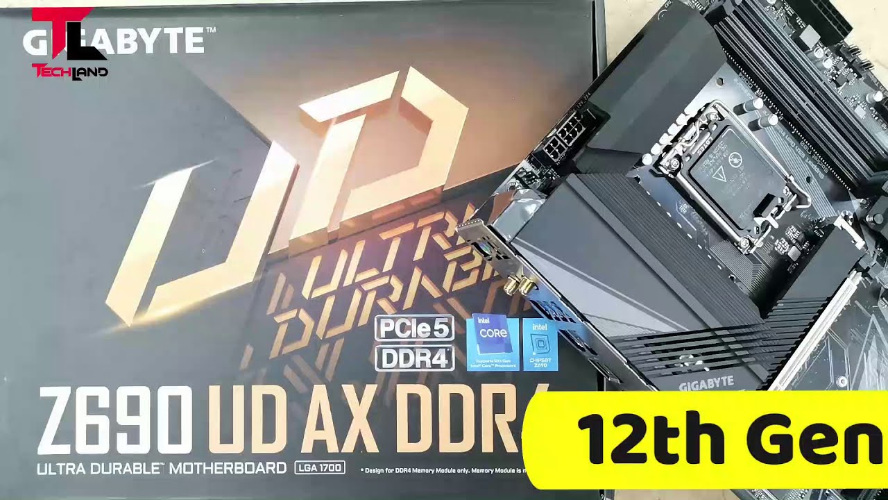 Z690 UD AX DDR4 GIGABYTE 12th Gen | 3x PCIe 4 0 M 2 with Thermal Guard 2 5GbE LAN | Tech Land