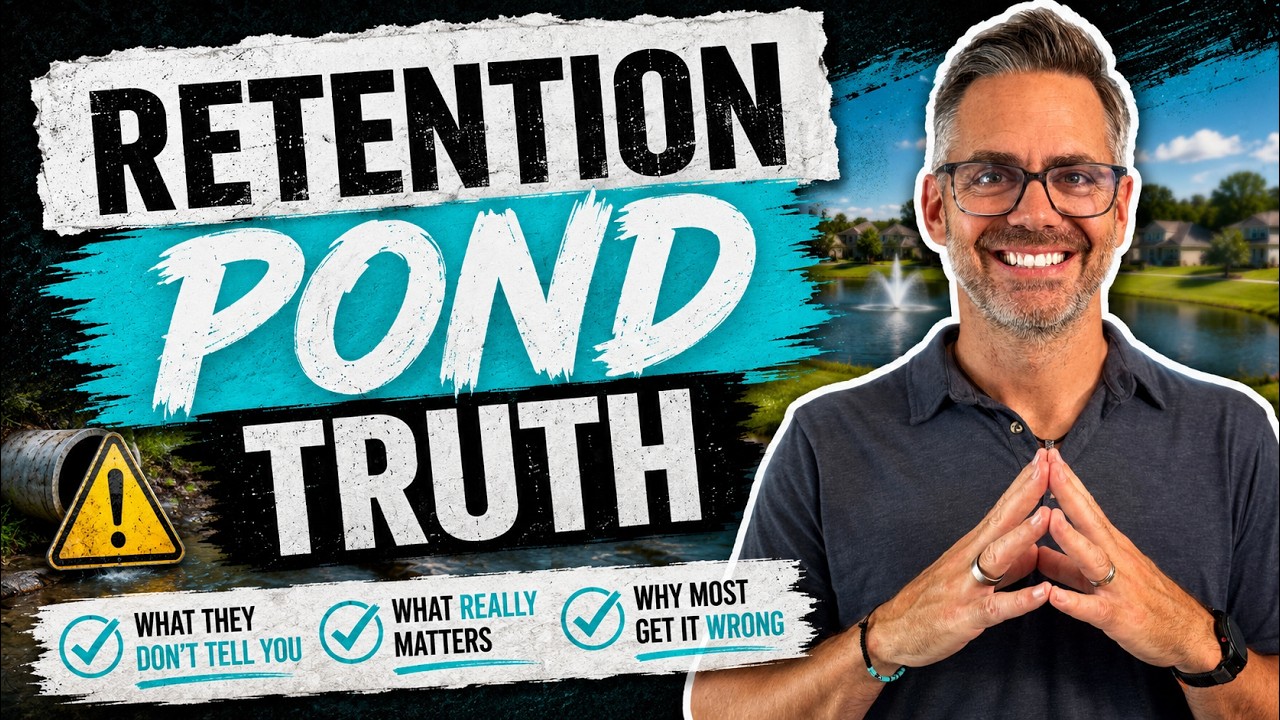 PROS & CONS of living on a RETENTION POND