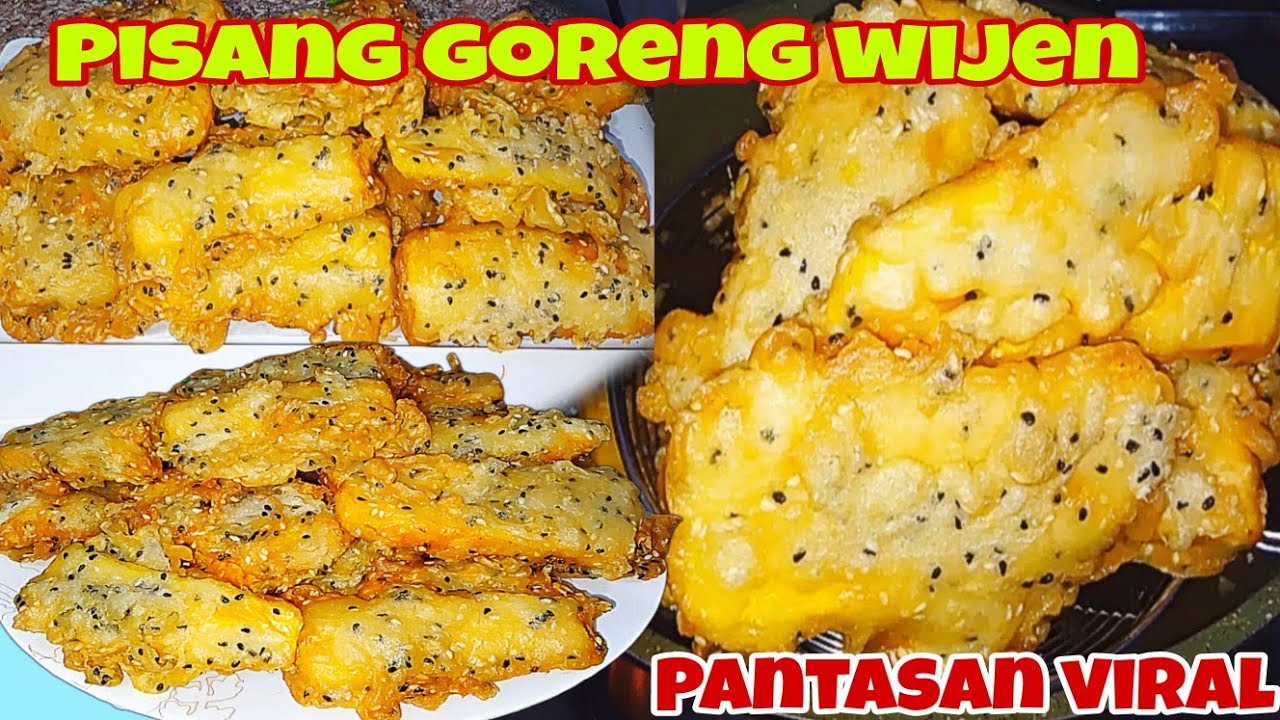 PISANG GORENG WIJEN ENAK KEBANGETAN RENYAH LEMBUT |Pantesan viral 