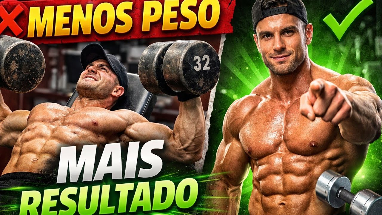 CRUCIFIXO BEM FEITO: MENOS PESO, MAIS RESULTADO PARA UM PEITO CHEIO!