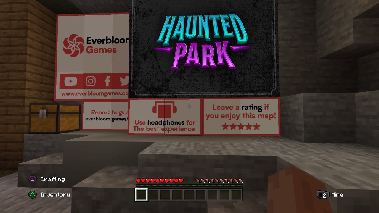 HAUNTED PARK EXISTS IN MINECRAFT?! | Minecraft Bedrock Marketplace Mod Review! [Longplay]