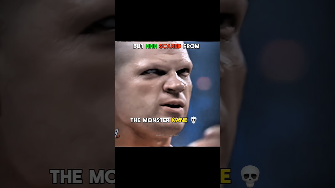 Triple H not afraid from wrestlers but Red Monster ☠️🥶