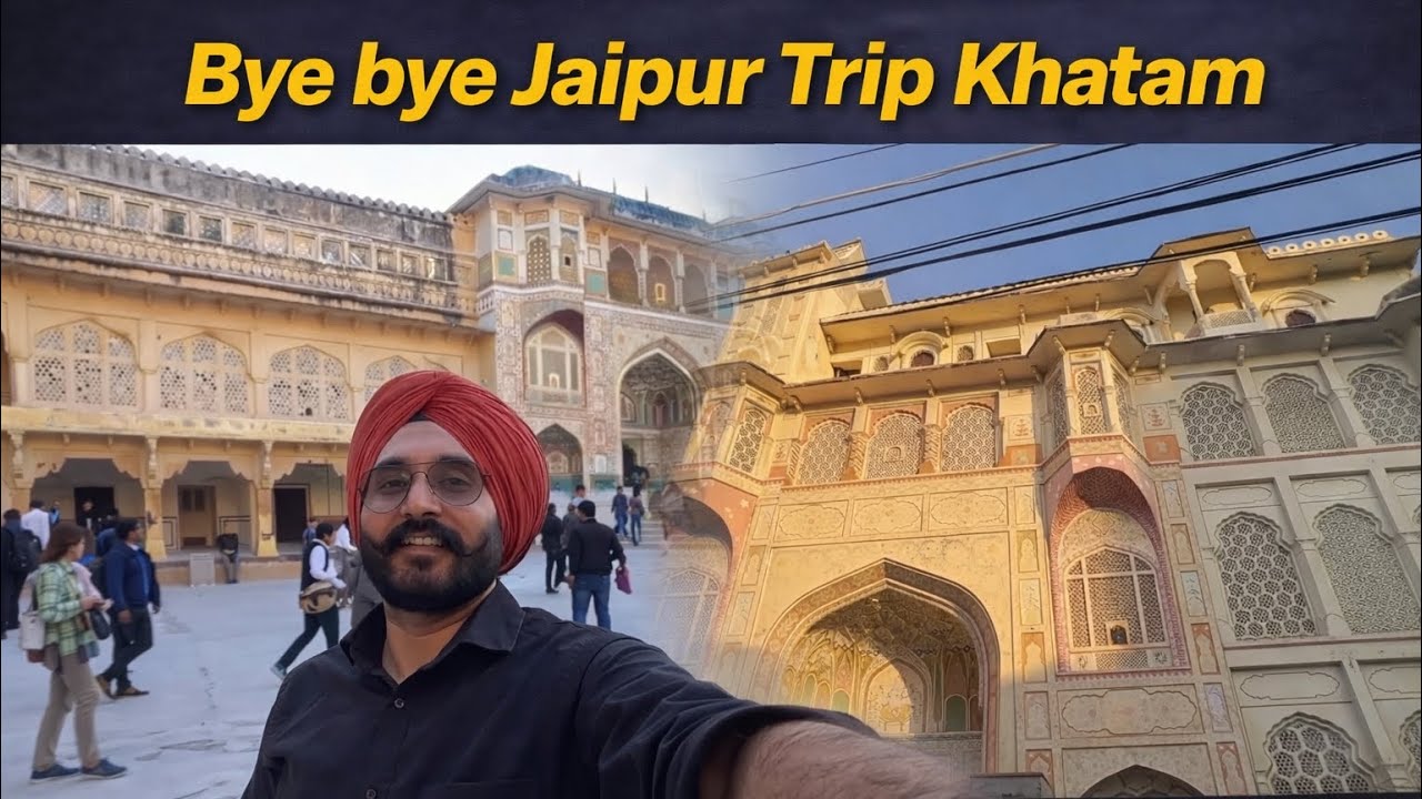 Ghar wapsi from Jaipur Boht Mza aaya Trip te 😅