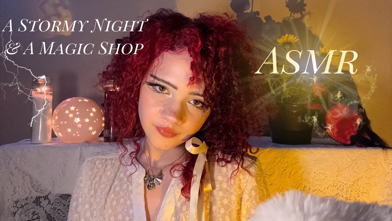 You Stumble Upon A Magic Shop {ASMR}  A Stormy Night, An Unexpected Adventure!